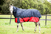 600D Turnout 300g Fill - Navy with Red & Detachable Neck Combo